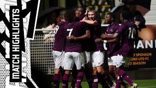 HIGHLIGHTS | Basford United U18s Vs Derby County U18s