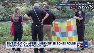 Investigation after unidentified bones found in Springfield