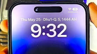 ANY iPhone How To Activate Hijri Calendar!