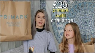 £25 primark outfit challenge with my sister!