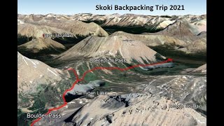 Skoki Loop Backpacking Trip - Google Earth 3D Fly Through