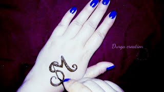 SM tattoo design mehndi || stylish mehndi design for hand || new mehndi tattoo