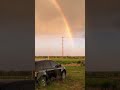 weird clouds u0026 a beautiful rainbow rainbow country countrylife