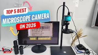 Best Microscope Camera 2026 🔬 4K 48MP HDMI USB Digital Microscope for PCB Repair & Soldering