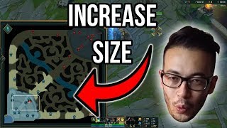 How to Increase Mini Map Size in LoL - League of Legends Mini Map