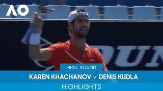 Karen Khachanov v Denis Kudla Highlights (1R) | Australian Open 2022