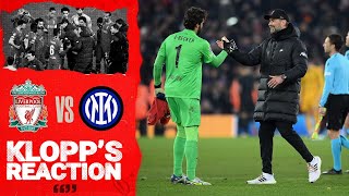 Klopp's Reaction: Jürgen on progress, red card & performance | Liverpool vs Inter Milan
