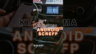 KIA OPTIMA ANDROID SCREEN AMAZING UPGRADE #car #abudhabi #carlover