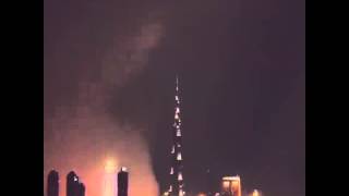 Burj Khalifa disappearing (Sandstorm Dubai)