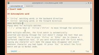 Insert mode autocompletion