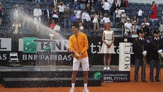 Djokovic, Sharapova Rule Rome, Suffer Malfuctions - Federer's Top Rome Shots