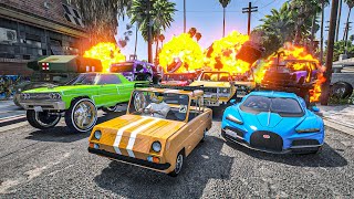 EL ÚLTIMO EXPLOTA CON COCHES ALEATORIOS!! ME TOCA EL PEOR VEHÍCULO!! - GTA 5 ONLINE