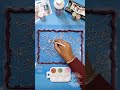 DIY Resin Stain Glass Style Tray #shorts