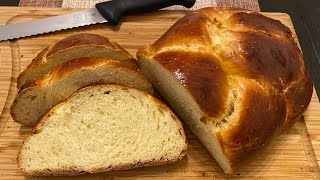 Easy Challah Bread Recipe | 4 Braid \u0026 Loaf | No Stand Mixer