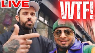 🔴Adam22 LINKS UP With Hassan Campbell in NYC!|PLUG TALK?! 😳|LIVE REACTION!
