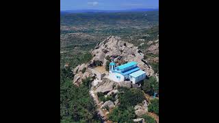 ηφαίστειο οξυλίθου - Evia Greece. #drone #evia #beautifuldestinations #explore #church #volcano