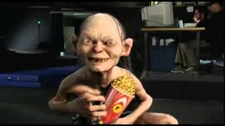 Gollum on tv must watch this is so funny