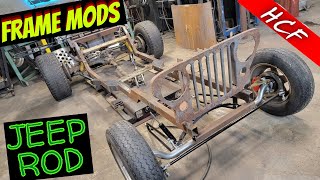 Custom chassis gets more modifications (Jeep Rod part 5)