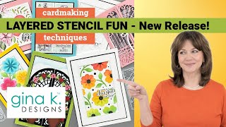 Layered Stencil Fun - New Kit Cardmaking!