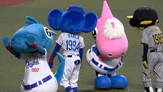 最後に皆で記念撮影してトラッキーとのマスコット交流終了！ (2023/05/18)