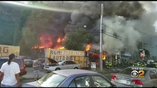 3 Firefighters Injured In Bronx Auto Shop Blaze