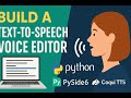 Build Your Own AI Voice App with Python & Coqui TTS (Full Tutorial)