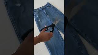 baggy jeans → baggy jorts ✂️ #diy #jorts #ootd