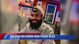 Missing Belvidere man found dead in Blue Island