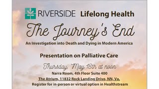 The Journey's End - Palliative Care Presentation Event