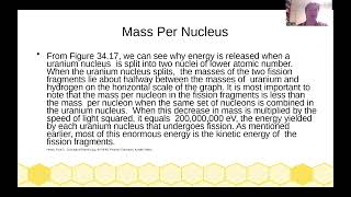 Chapter 34 Nuclear Fission and Fusion