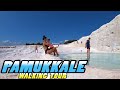 PAMUKKALE Walking Tour - Denizli - Turkey (4k)