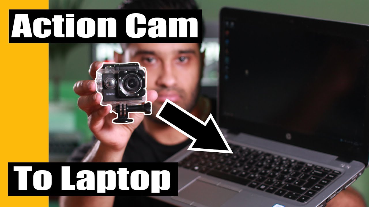 How To Connect Action Camera To Laptop - YouTube