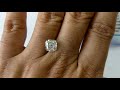 how big is a 2.65 ct cushion how is f color vs1 clarity diamond look in real