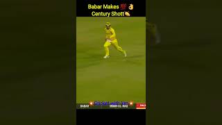 Babar azam makes 💯 &#shorts #cricket #asiacup2022 #ytshorts