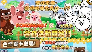 《貓咪大戰爭》LINE Pokopang 波兔森林的朋友們合作活動!