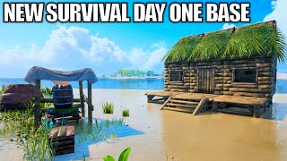 Realistic Tropical Island Survival Game Day 1 | Eden Island Gameplay | Part 1