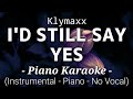 I'd Still Say Yes - Klymaxx (Piano Karaoke)🎤