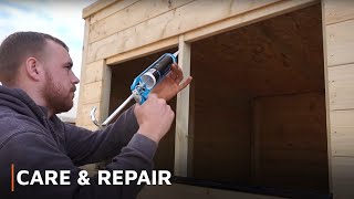 CARE & REPAIR - Protect Your Shed - Silicone Window Sealant