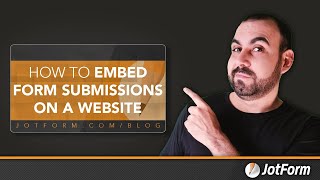 How to embed form submissions on a website