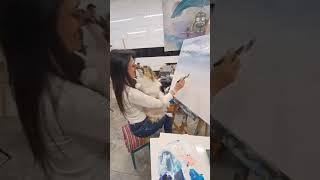 Malowanie z Moim Pieskiem: Najlepszy Asystent Artysty 🎨🐾 | Short