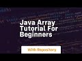 java array tutorial for beginners