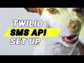 how to set up twilio sms in php