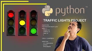 🚦 Traffic Lights Simulation Using Python! (Beginner-Friendly Project) 🚦