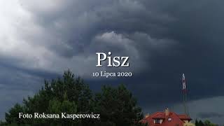 Gwałtowna burza nad Piszem