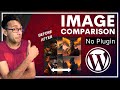 Image Comparison Slider - Before After Images Wordpress - Free HTML - No Plugins - No Codepen
