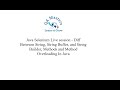 Java Selenium Automation Testing - Methods, Method Overloading and Problem solving - Session 8