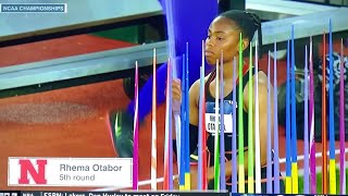 Rhema Otabor wins national championship breaks record Javelin Nebraska Husker Track and Field 6/6/24