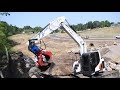 engineered boulder wall construction process