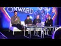 Onward: Tom Holland & Chris Pratt's funniest press conference! Don't miss Chris Patt's sales skills