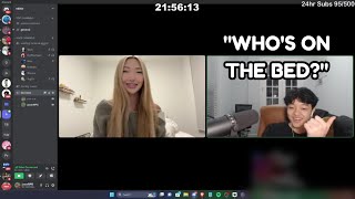 WHO'S THAT ON THE BED?
